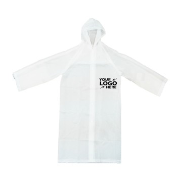 Durable EVA Adult Rain Poncho with Sleeves